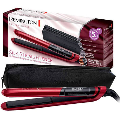 Plancha de Pelo Remington S9600 Negro Rojo (1/5)