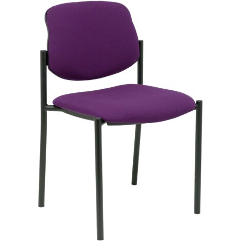 Silla fija Styl bali morado chasis negro (1/5)