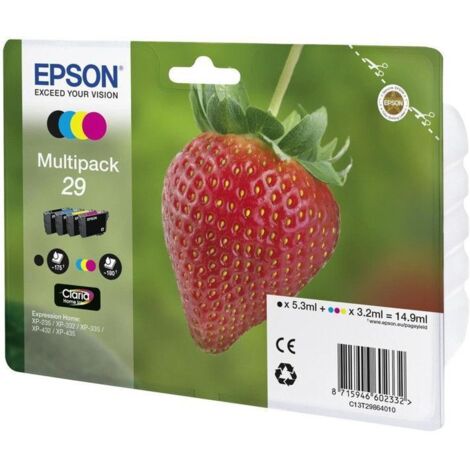 Cartucho de Tinta Original Epson nº29 Multipack/ Negro/ Cian/ Amarillo/ Magenta (1/5)