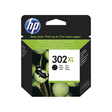 TINTA HP 302XL 1010/2130 /3630/4520/4522 ORI NEGRO F6U68AE (1/2)