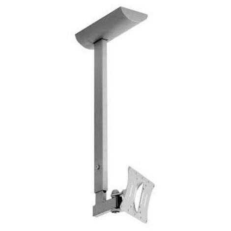 SOPORTE TECHO DTI LCD-1530 ORIENTACION VERTI. +-20º GIRO 190º VESA 50/ 75/ 100/ 200 10-30 MAX 20KG  COLOR PLATA (1/2)