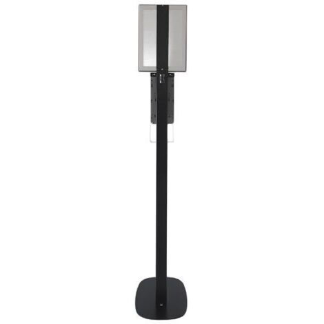 SOPORTE AJUSTABLE APPROX PARA DISPENSADOR DESINFECTANTE MANOS APPSANITIZER INCLUYE CARTEL INFORMATIV (1/2)