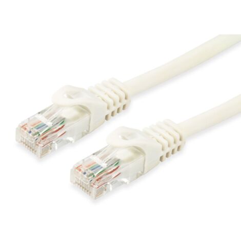 LATIGUILLO EQUIP RJ45 UTP CAT6A LIBRE HALOGENOS LSOH 10M BLANCO 603007 (1/2)