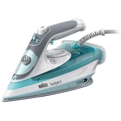 TexStyle 3 SI 5017 GR Plancha a vapor Suela de cerámica 2700 W Gris, Turquesa, Blanco
