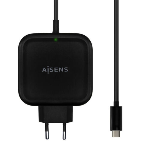 Cargador de Pared Aisens ASCH-1PD65WL-BK/ 1xUSB Tipo-C/ 65W (1/4)