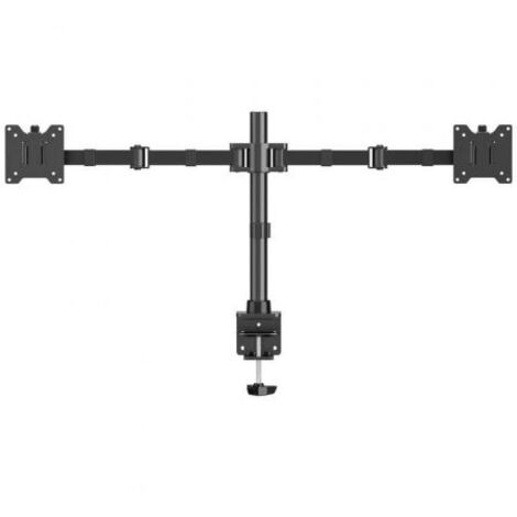 AISENS - SOPORTE DE MESA ECO GIRATORIO E INCLINABLE PARA MONITOR/TV 20KG (3 PIVOTES, 2 BRAZOS) DE 17-35, NEGRO (1/2)