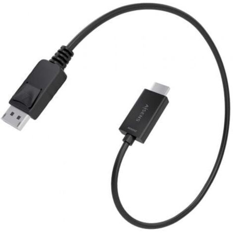 AISENS - CABLE CONVERSOR DISPLAYPORT A HDMI 4K@60HZ, DP/M-HDMI/M, NEGRO, 0.6M (1/2)