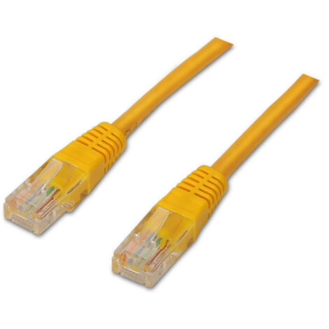 Latiguillo de red aisens rj45 utp cat6 0.5m amarillo A135-0253 (1/2)