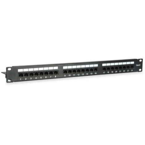 PATCH PANEL EQUIP 24 PUERTOS  UTP CATEGORIA 6 (1/4)
