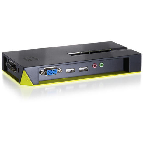 CONMUTADOR AUTOMATICO SOBREMESA LEVEL ONE V/T/M 1a4 CPUs USB CON AUDIO CABLES INCLUIDOS (1/4)