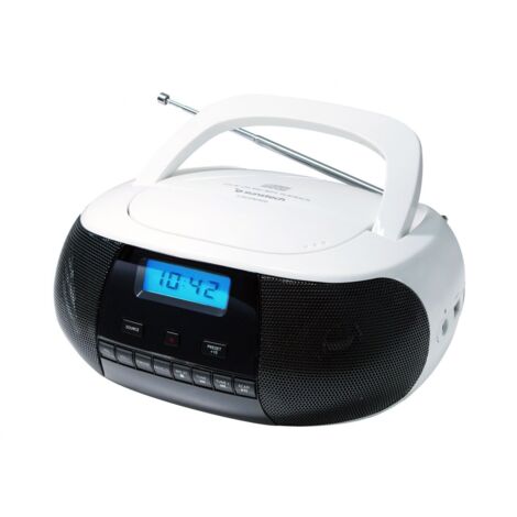 Radio CD Sunstech CRUSM400WT/ Blanca