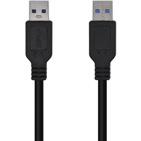 AISENS - CABLE USB 3.0, TIPO A/M-A/M, NEGRO, 2.0M (1/3)