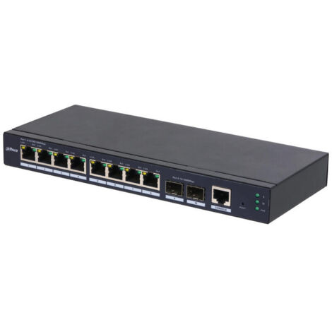 SWITCH IT DAHUA DH-SG4010-2F 10-PORT MANAGED DESKTOP GIGABIT SWITCH (1/3)