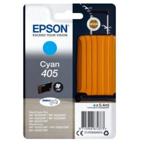 Cartucho de Tinta Original Epson nº405/ Cian (1/2)