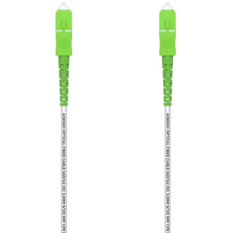 Cable de Fibra Óptica G657A2 3.0 Aisens A152-0501/ LSZH/ 30m/ Blanco (1/3)