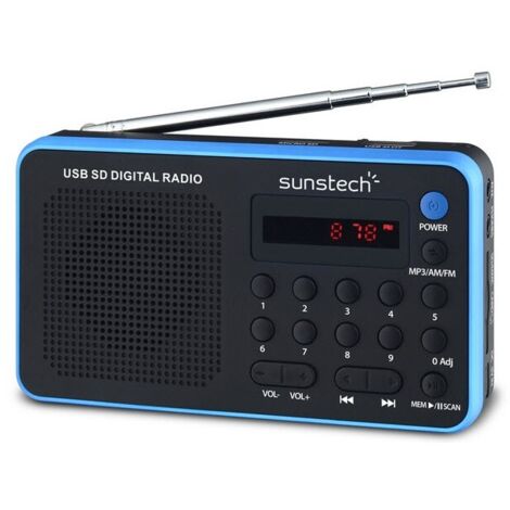 Radio Portátil Sunstech RPDS32BL