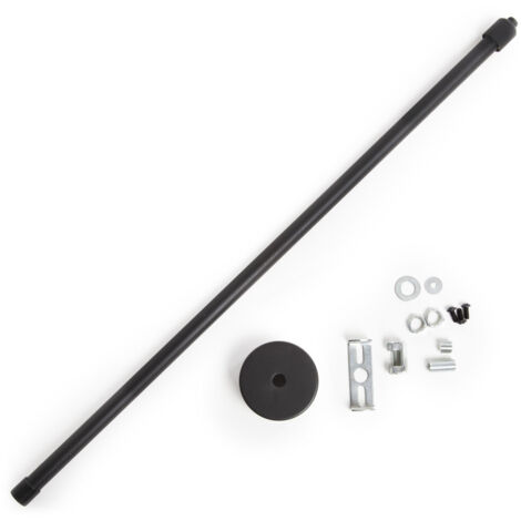 Barra Suspensión Extensible Carril Focos LED 50 ► 100Cm - Negro