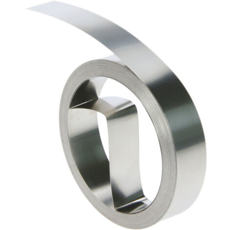 Cinta Laminada para Rotuladoras Dymo 31000 Rhino™ 12 mm Aluminio (10 Unidades) (1/3)