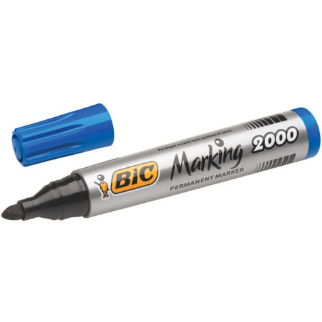 Rotulador permanente Bic Marking 2000 Azul 12 Piezas (1/3)