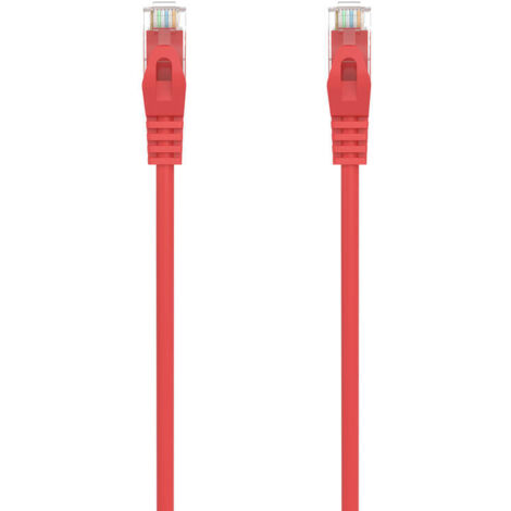 AISENS Cable de Red Latiguillo RJ45 LSZH Cat.6A 500 Mhz UTP AWG24, Rojo, 2.0M (1/4)