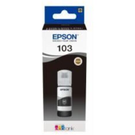 Botella de Tinta Original Epson nº103/ Negro (1/2)
