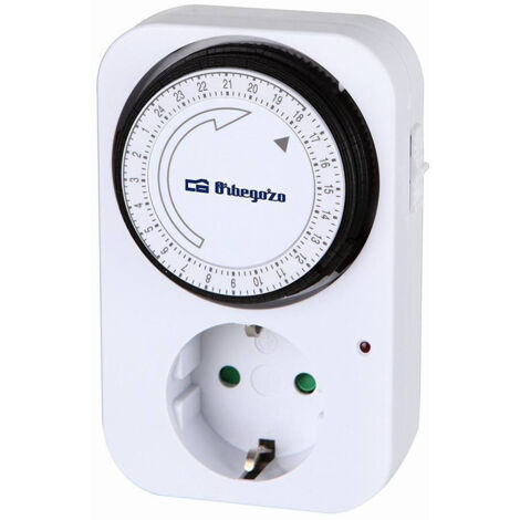 Programador de Enchufe Orbegozo PG 02/ Potencia Máxima 3500W (1/2)