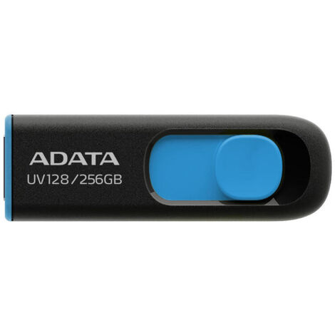 Memoria USB Adata PEN-256ADATA-UV128-B 256 GB Azul Negro Negro/Azul (1/4)
