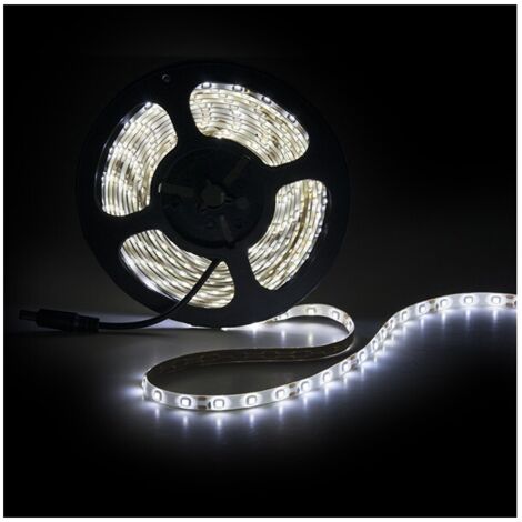 Tira de 300 LEDs 24W 1128Lm CRI85 2700ºK SMD3528 12VDC IP65 x5M 40.000H [PL219002WW]-Blanco Cálido