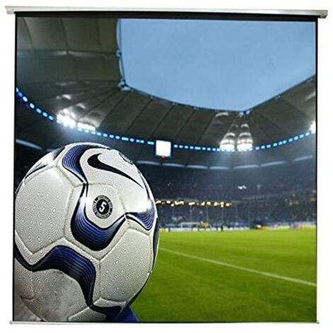 Approx APPP240E Pantalla de proyección - Pantalla para proyector (Motorizado, 2,4 m, 2,4 m, Negro, Blanco)