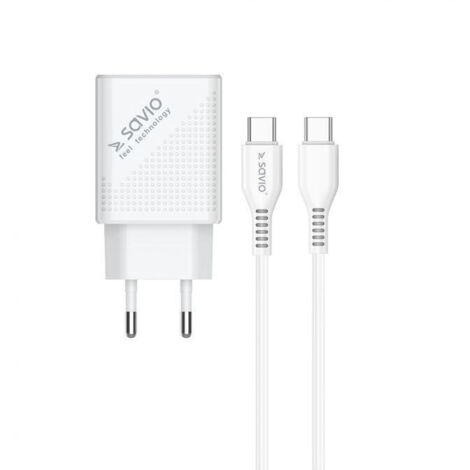 Cargador de Pared Savio LA-05 Blanco 18 W (1/4)