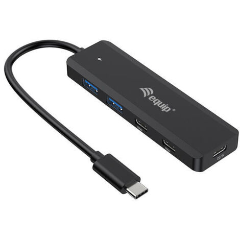 Hub USB Equip 12896407101 Negro (1/4)