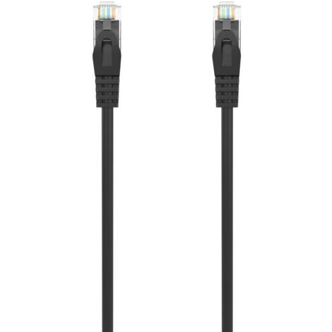 Cable de Red RJ45 AWG24 UTP Aisens A145-0586 Cat.6A/ LSZH/ 50cm/ Negro (1/4)