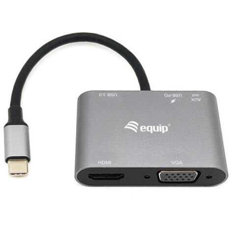 Adaptador USB-C a VGA Equip 133483 (1/4)
