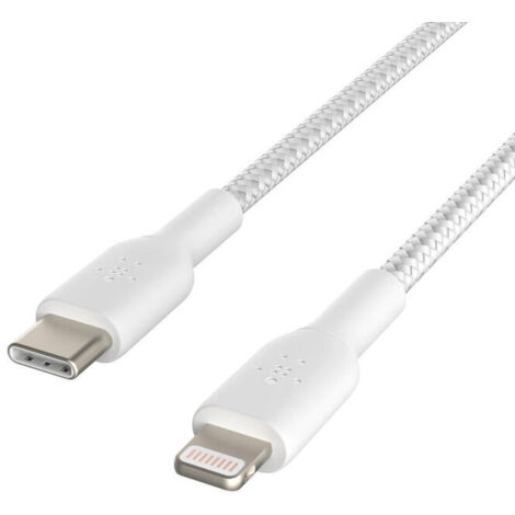 BRAIDEDC-LTG 1M  WHT (1/4)