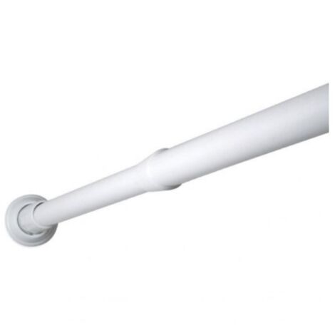 BARRA RECTA ALUMINIO ABS BLANCO 140-250CM