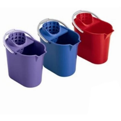 CUBO CON ESCURRIDOR 12L OVAL.AZUL