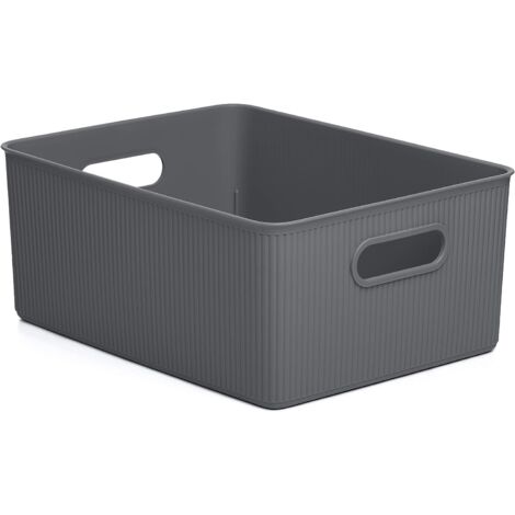 CESTA ORDENACION BAOBAB GRIS ANTRACITA 15L