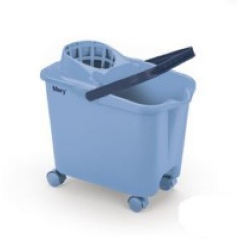 CUBO C/RUEDAS AZUL 14L