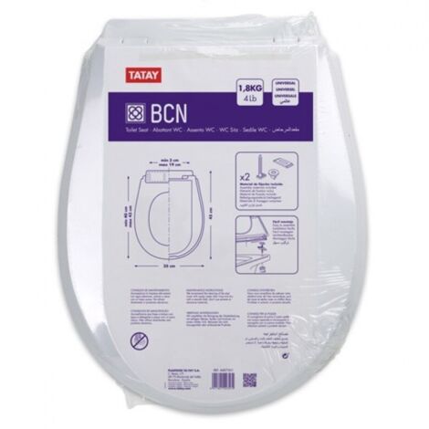 ASIENTO WC BCN BLANCO
