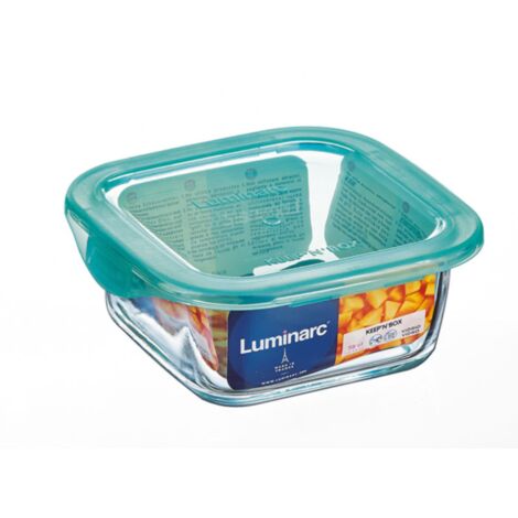 FIAMBRERA DE VIDRIO CUADRADA CON TAPA LUMINARC 117CL