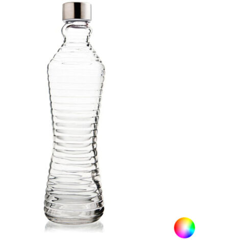 BOTELLA DE CRISTAL LINE AZUL 1L