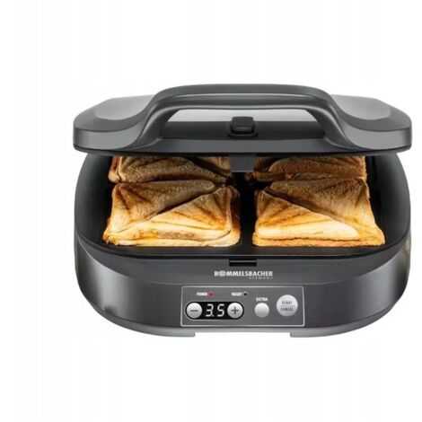 Rommelsbacher ST 1800 sandwichera 1800 W Negro