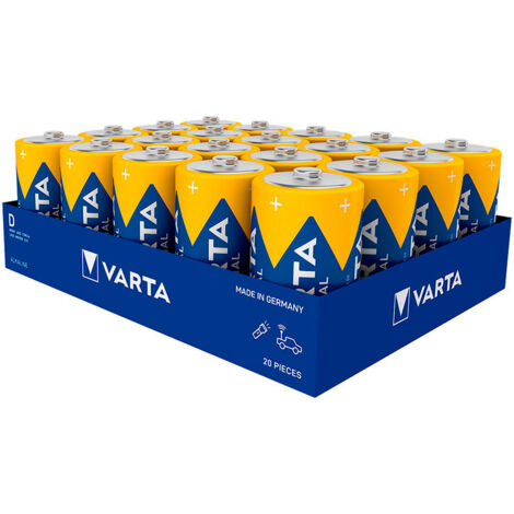 Pilas Varta Industrial Pro LR20 1,5 V Tipo D (20 Unidades)