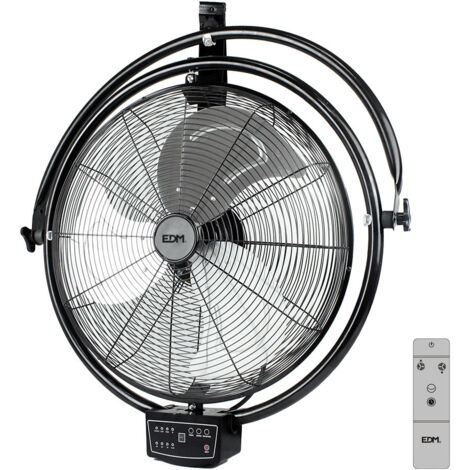 EDM Ventilador de Pared 33520 Negro 120 W industrial Techo