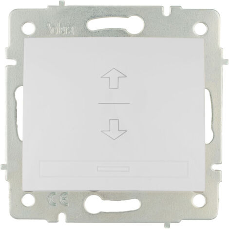 Interruptor de persiana 10a 250v blanco serie europa solera erp21