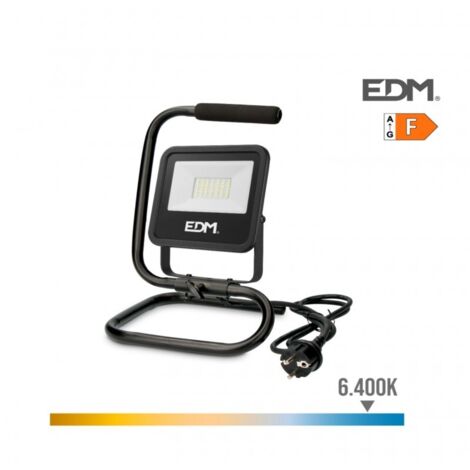 Foco Proyector EDM 70410 Negro F 30 W (6400 K) (1/3)