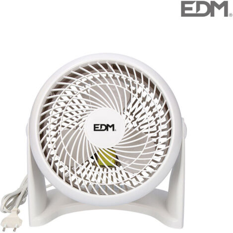 VENTILADOR 2 EN 1 (SUELO Y PARED) BLANCO POTENCIA: 50W ASPAS: Ø18cm 26,5x15,5x27,7cm EDM