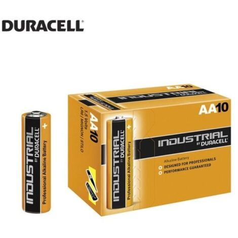 Pila alkalina procell duracell aa - lr06 1,5v (caja 10 unid.) ø14,5x50,5mm