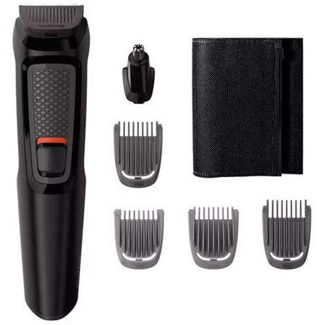 Philips MULTIGROOM Series 3000 Cara 6 en 1 con cuchillas autoafilables de acero y 6 herramientas (1/5)