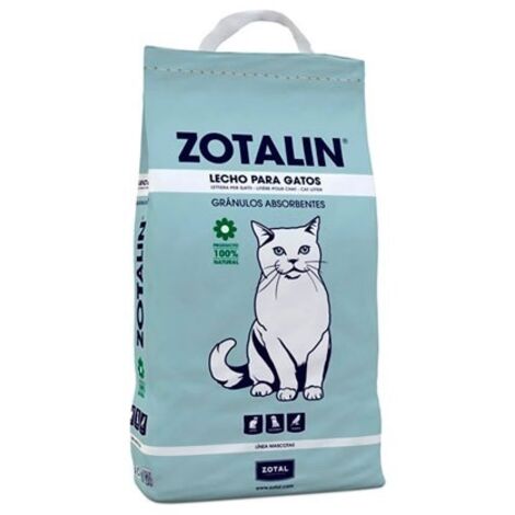Arena Natural para Gatos Zotalin Bolsa 5 kg, Pack 4 Uds (20 kg)